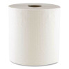 Hard Wound Towel, 1 Ply, 8" x 700 Ft, White, 6/Carton