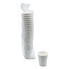 Paper Hot Cups, Double-Walled, 10 Oz, White, 500/Carton