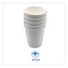 Paper Hot Cups, Double-Walled, 10 Oz, White, 500/Carton