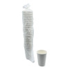 Paper Hot Cups, Double-Walled, 12 Oz, White, 500/Carton