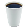 Paper Hot Cups, Double-Walled, 12 Oz, White, 500/Carton