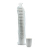 Paper Hot Cups, Double-Walled, 8 Oz, White, 500/Carton