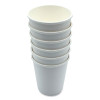 Paper Hot Cups, Double-Walled, 8 Oz, White, 500/Carton
