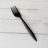 Mediumweight Polypropylene Cutlery, Fork, Plastic, Black, 1,000/Carton