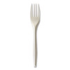 Mediumweight Wrapped Polypropylene Cutlery, Fork, 5.51", Plastic, White, 1,000/Carton