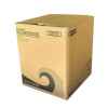 Wrapped Giant Straws, 10.25", Polypropylene, Black, 300/Pack, 4 Packs/Carton