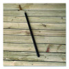 Giant Straws, 7.75", Polypropylene, Black, 150/Pack, 10 Packs/Carton