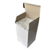 Wrapped Giant Straws, 7.75", Polypropylene, Red, 300/Pack, 24 Packs/Carton