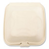 Bagasse Pfas-Free Food Containers, 6 x 6 x 3.19, Tan, Sugarcane, 500/Carton