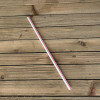 Jumbo Straws, 7.75", Polypropylene, Red/White Striped, 250/Pack, 50 Packs/Carton