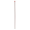 Wrapped Jumbo Straws, 10.25", Polypropylene, Red, 500/Pack, 4 Packs/Carton