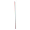 Wrapped Jumbo Straws, 10.25", Polypropylene, Red, 500/Pack, 4 Packs/Carton