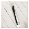 Mediumweight Wrapped Polypropylene Cutlery, Knife, Plastic, Black, 1,000/Carton