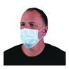 Three-Ply General Use Face Mask, Polypropylene, One Size Fits Most, Blue, 50/Box, 40 Boxes/Carton