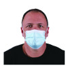 Three-Ply General Use Face Mask, Polypropylene, One Size Fits Most, Blue, 50/Box, 40 Boxes/Carton