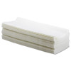 Hydrospun Wipers, White, 9 x 16.75, 10 Pack Dispensers Of 100, 1000/Carton