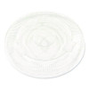 Pet Cold Cup Straw-Slot Lids, Fits 9 Oz To 10 Oz Cold Cups, Plastic, Clear, 1,000/Carton