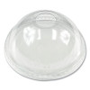 Pet Cold Cup Dome Lids, Fits 9 Oz Squat/12 Oz Cold Cups, Plastic, Clear, 1,000/Carton