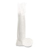 Pet Cold Cup Straw-Slot Lids, Fits 9 Oz Squat/12 Oz Cold Cups, Plastic, Clear, 100/Pack
