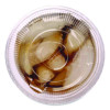 Pet Cold Cup Straw-Slot Lids, Fits 9 Oz Squat/12 Oz Cold Cups, Plastic, Clear, 1,000/Carton