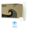 Pet Cold Cup Straw-Slot Lids, Fits 9 Oz Squat/12 Oz Cold Cups, Plastic, Clear, 1,000/Carton