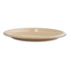 Bagasse Pfas-Free Dinnerware, 3-Compartment Plate, Sugarcane, 10" Dia, Tan, 500/Carton