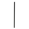 Wrapped Jumbo Paper Straws, 7.75", Paper, Black, 320/Pack, 4 Packs/Carton