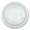 Souffle/Portion Cup Lids, Fits 3.25 Oz To 5.5 Oz Portion Cups, Clear, 2,500/Pack