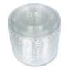 Souffle/Portion Cup Lids, Fits 3.25 Oz To 5.5 Oz Portion Cups, Plastic, Clear, 2,500/Carton