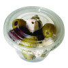 Souffle/Portion Cup Lids, Fits 3.25 Oz To 5.5 Oz Portion Cups, Plastic, Clear, 2,500/Carton