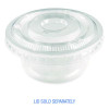 Souffle/Portion Cups, 3.25 Oz, Plastic, Translucent, 2,500/Carton