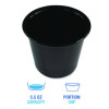 Souffle/Portion Cups, 5.5 Oz, Plastic, Black, 2,500/Carton