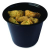 Souffle/Portion Cups, 5.5 Oz, Plastic, Black, 2,500/Carton
