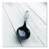 Heavyweight Polypropylene Cutlery, Soup Spoon, Plastic, Black, 1,000/Carton