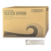 Mediumweight Wrapped Polypropylene Cutlery, Soup Spoon, 4.86", Plastic, White, 1,000/Carton