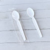 Heavyweight Wrapped Polystyrene Cutlery, Soup Spoon, Plastic, White, 1,000/Carton