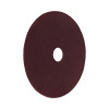 Deep Scrub Pads, 16" Diameter, Maroon, 10/Carton