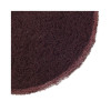 Deep Scrub Pads, 16" Diameter, Maroon, 10/Carton