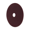 Deep Scrub Pads, 20" Diameter, Maroon, 10/Carton