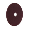 Deep Scrub Pads, 20" Diameter, Maroon, 10/Carton