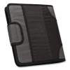 Premium Velcro Closure Binder, 3 Rings, 2" Capacity, 11 X 8.5, Black