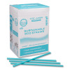 Marine Biodegradable Straws, 7.75", Ocean Blue,  6,000/Carton
