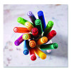 Ultimate Fine Point Porous Point Pen, Stick, Fine 0.4 Mm, Assorted Ink Colors, White Barrel, 30/Set