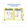 Teachers Planner, Weekly/Monthly, 7 Classes, Chevron Artwork, Multicolor Cover, 11 x 8.5 Sheets, 12-Month (July To June)