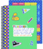 Teacher Planners, Weekly/Monthly, 7 Classes, We Stick Together, Multicolor Cover, 11 x 8.5 Sheets, 12-Month (July To June)