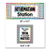 Motivational Bulletin Board Sets, Affirmation Station, 13.8" x 16", Multicolor, 32/Set