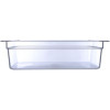 Storplus Polycarbonate Food Pan, 19.4 Qt, 12.5 x 20.75 x 6, Clear, Plastic