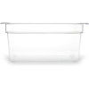 Storplus Polycarbonate Food Pan, 8.7 Qt, 10.38 x 12.75 x 6, Clear, Plastic