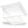 Storplus Polycarbonate Food Pan, 8.7 Qt, 10.38 x 12.75 x 6, Clear, Plastic