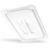 Storplus Polycarbonate Handled Universal Lid, 10.38 x 12.75 x 0.88, Clear, Plastic